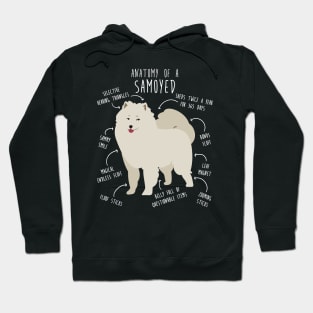 Samoyed Dog Anatomy Hoodie